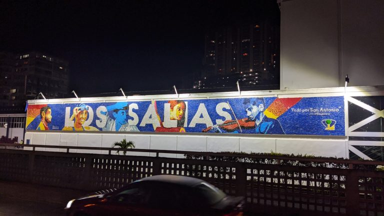 En Los Salias inauguran el primer mural ecológico de los Altos Mirandinos