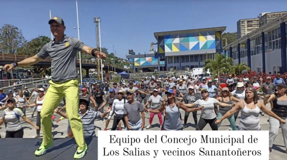 Con Bailoterapia y compartir celebraron el Día del Trabajador en Los Salias