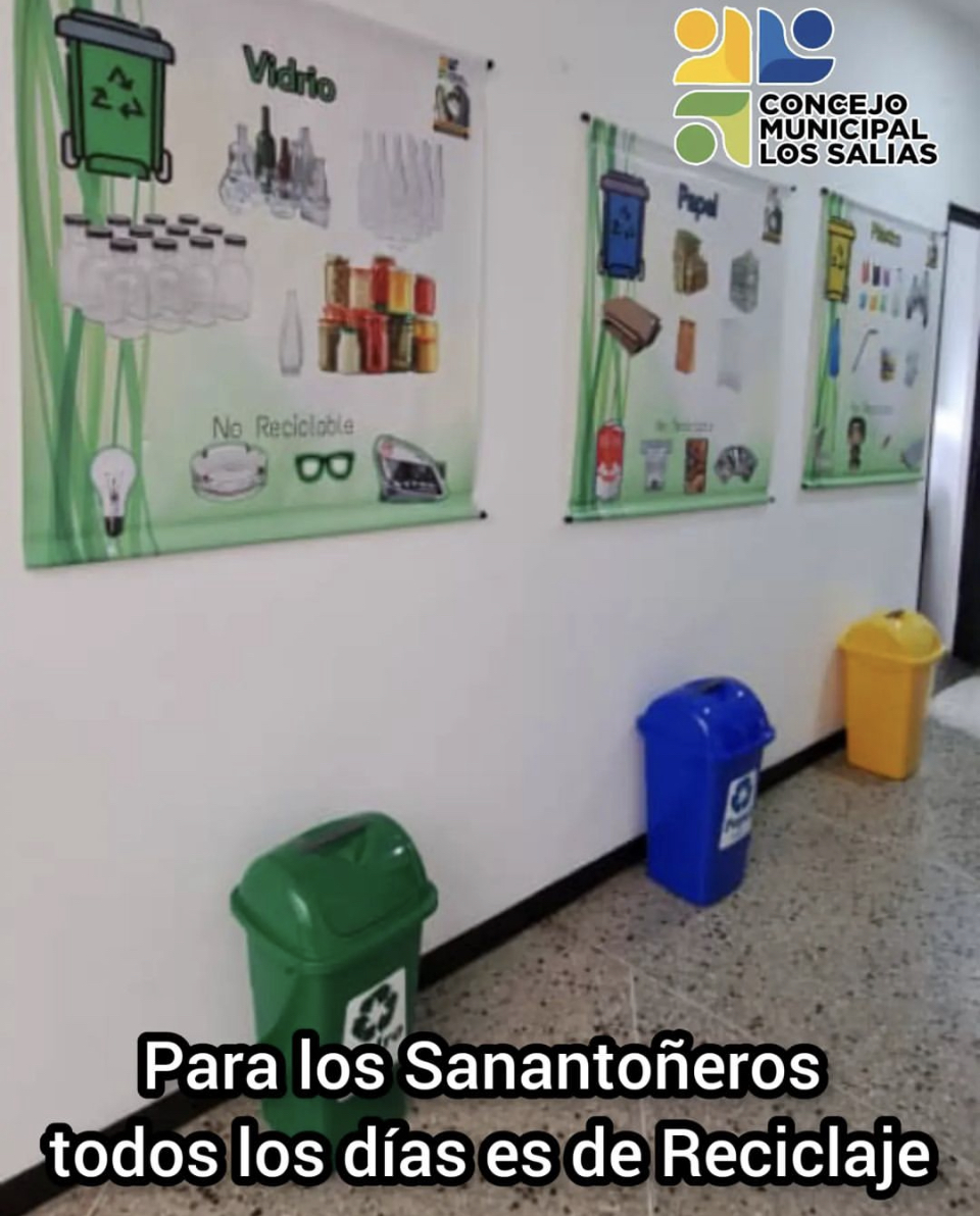 Para los sanantoñeros todos los días es de Reciclaje