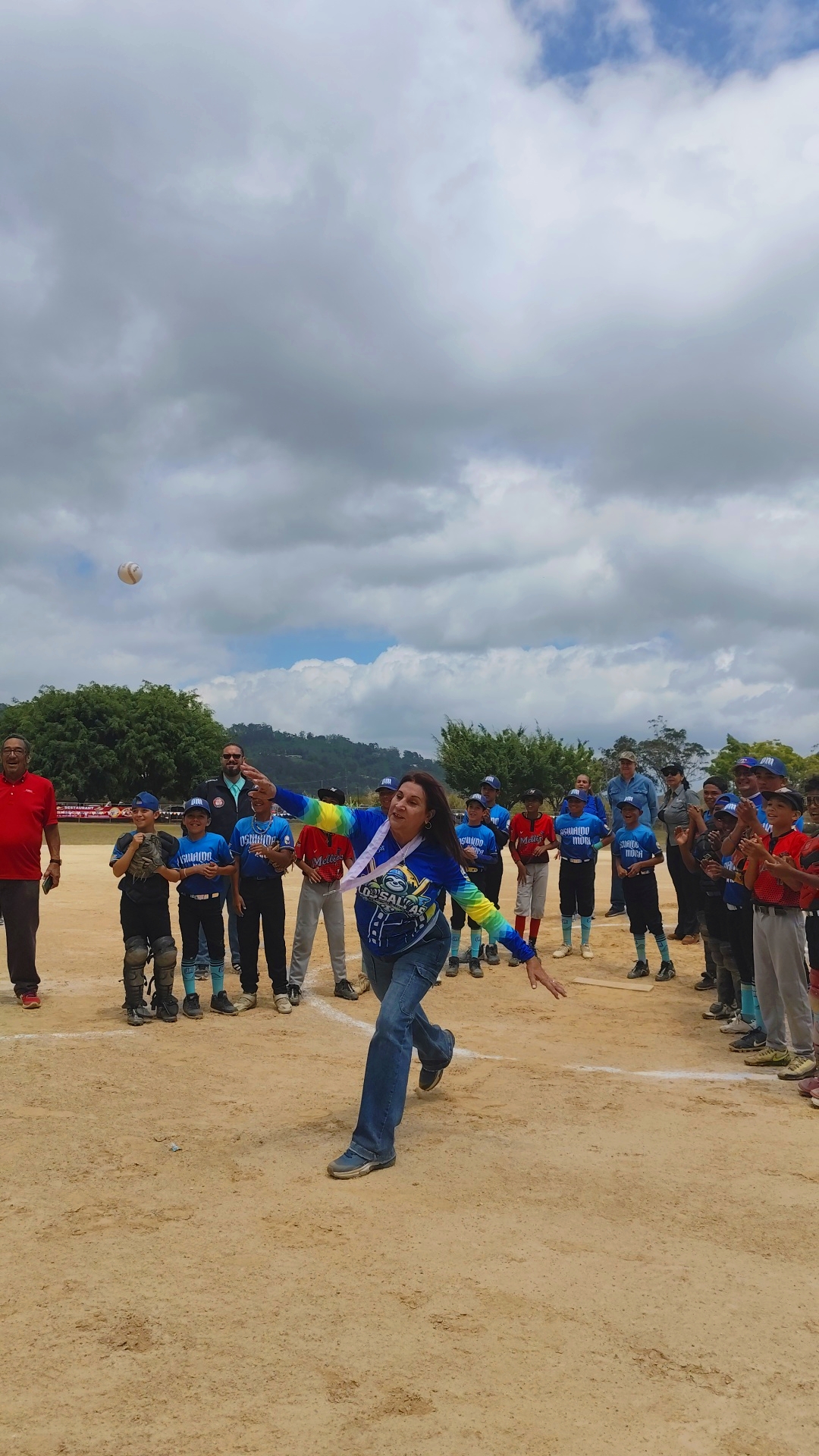 ACTO DE NOMENCLATURA OFICIAL EN FRAGUA II LA CUAL PASÓ A LLAMARSE «ESTADIO DE BÉISBOL MENOR MIRIAM MACHADO DE SILVA»